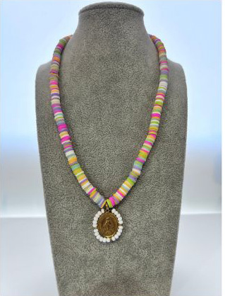 Gargantilla color Milagrosa Multicolor/Dorado