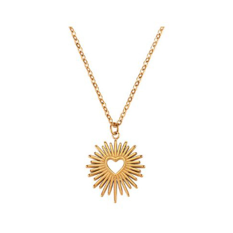 Collar Corazón con Rayos